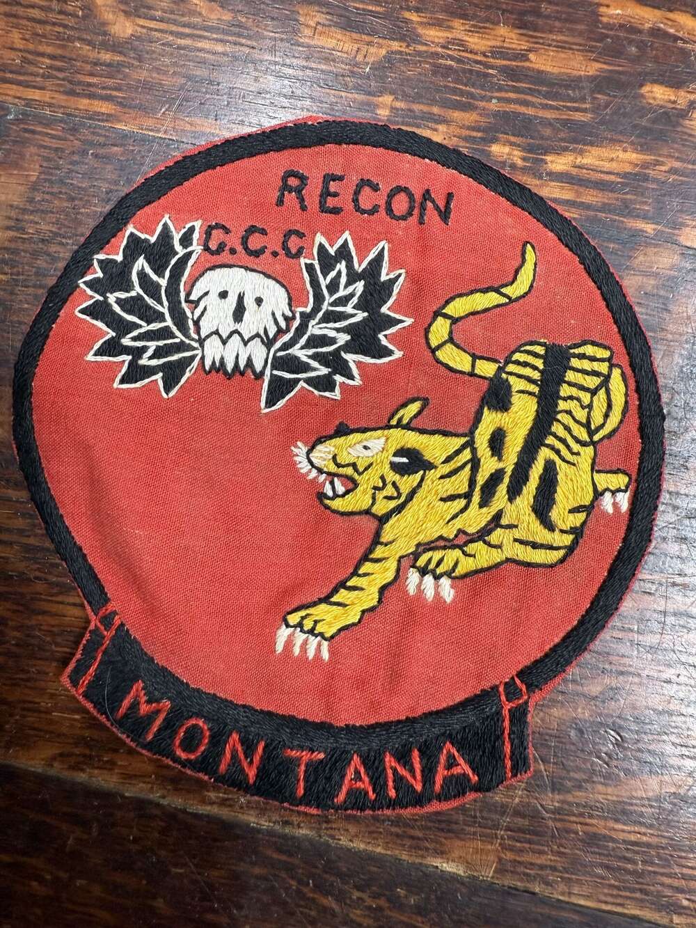 US Vietnam Recon Team Montana Tiger Force Patch