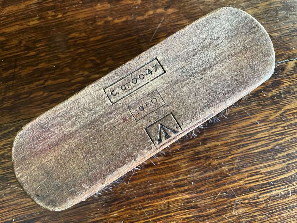 1950 War Department Military Boot Brush
