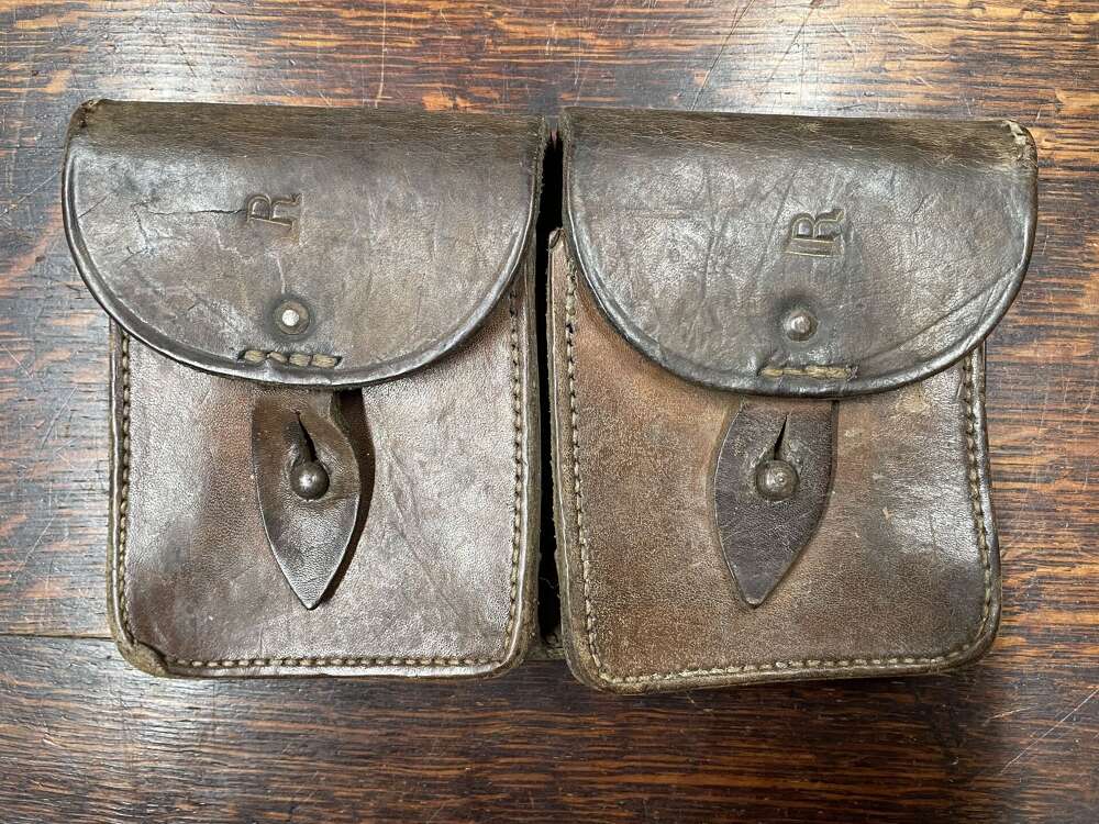 French Army Leather Ammo Pouch