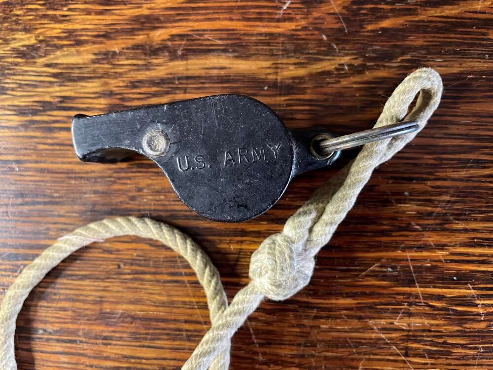 US Army Whistle & Lanyard