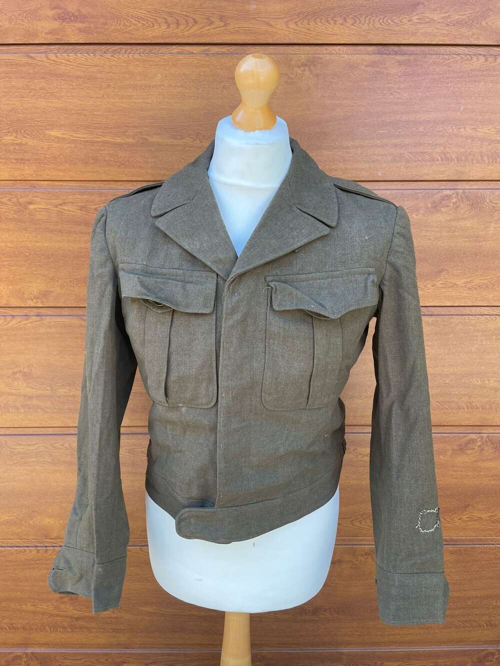 US Army 1944 O.D. Wool Field "Ike" Jacket 38s